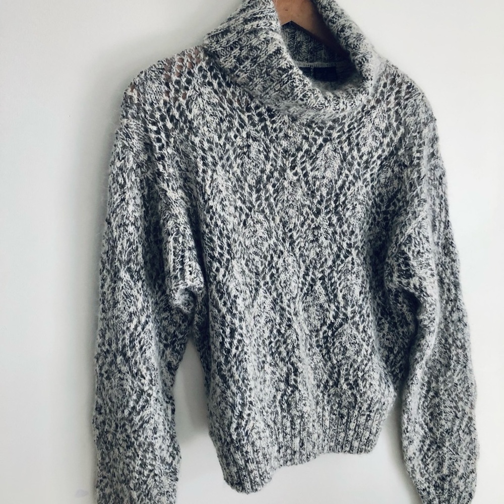 Fuzzy mohair knit sweater - Picture 10 of 14